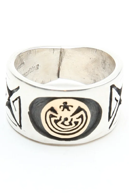 Jewelry Sale – Exclusive Styles At Lower Prices 14K Gold & Sterling Silver Ring by Jason Takala - Man in the Maze