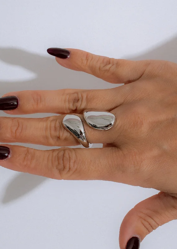 Special Deals On Handcrafted And Designer Jewelry Fluid Harmony Ring Silver