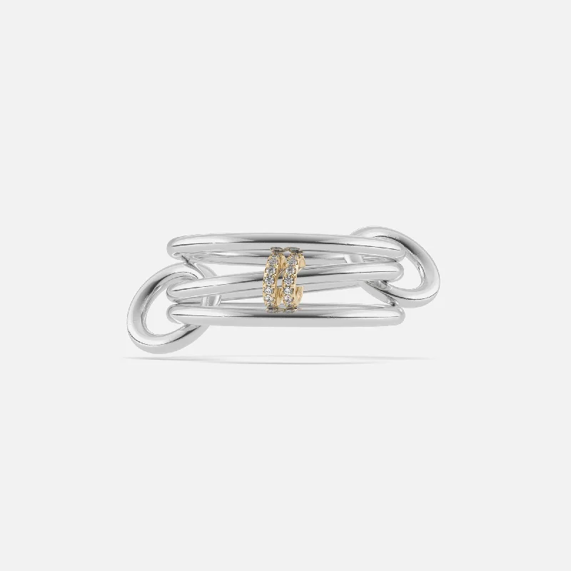 Jewelry Deals That Outshine The Rest Spinelli Kilcollin Acacia Gris Ring - Silver / Gold