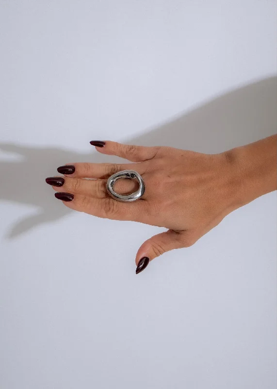 Limited-Time Offer On Premium Jewelry Collections Infinity Wave Ring Silver