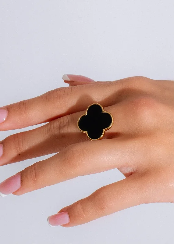 Elegant Jewelry, Exclusive Prices – Shop Now Made You Look Ring Black