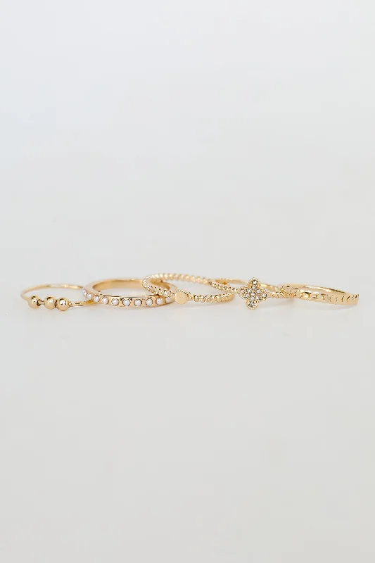 The Jewelry Sale You've Been Waiting For Is Here Nicole Gold Ring Set