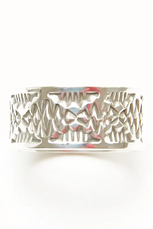 Jewelry Deals That Sparkle – Shop Today Sterling Silver Ring by Lyle Secatero - Longevity & River Ring