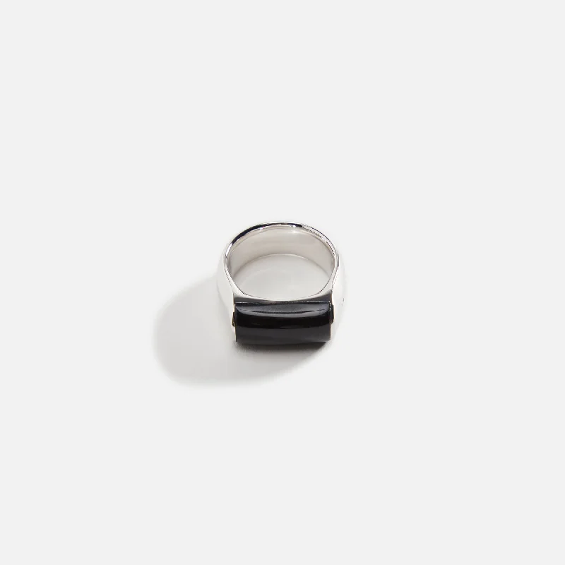 Once-A-Year Jewelry Deals – Shop Before They’Re Gone Tom Wood Crest Ring Blue Hawk Eye M 925 Sterling Silver - Silver