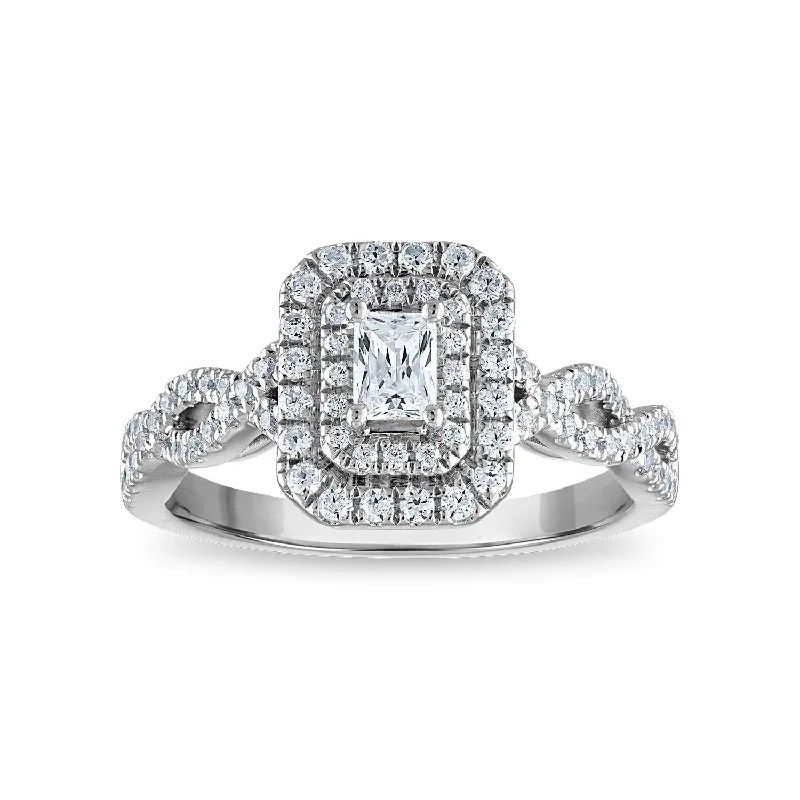 Holiday Jewelry Sale – Perfect Gifts At The Best Prices 1/2 CTW Diamond Halo Engagement Ring in 10KT White Gold Holiday Jewelry Sale – Perfect Gifts At The Best Prices 1/2 CTW Diamond Halo Engagement Ring in 10KT White Gold