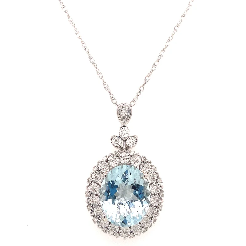Flash Sale On Stunning Jewelry – Limited Stock Available Aquamarine and Diamond Pendant in White Gold Flash Sale On Stunning Jewelry – Limited Stock Available Aquamarine and Diamond Pendant in White Gold