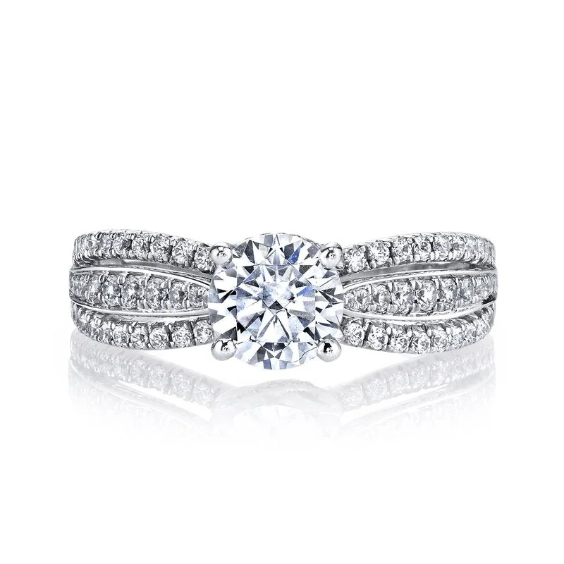 Discover Unique Jewelry With Special Limited-Time Offers Mars Bridal Three Row Split Shank w/ Embellished Profile Diamond Engagement Ring 26254 Discover Unique Jewelry With Special Limited-Time Offers Mars Bridal Three Row Split Shank w/ Embellished Profile Diamond Engagement Ring 26254