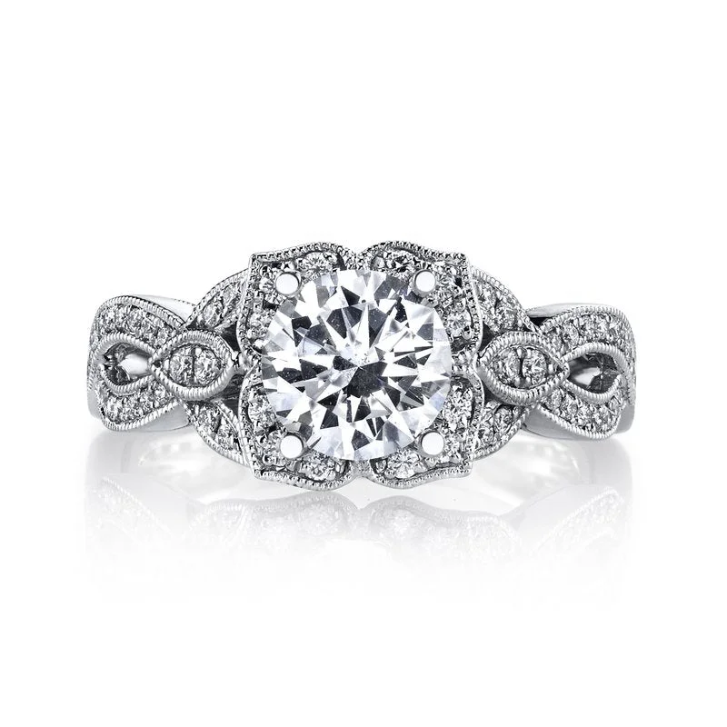 Trending Jewelry Styles Now At Limited-Time Discounts Mars Bridal Vintage Floral Motif Elaborate Petal Design Halo w/ Embellished Profile Diamond Engagement Ring 26592 Trending Jewelry Styles Now At Limited-Time Discounts Mars Bridal Vintage Floral Motif Elaborate Petal Design Halo w/ Embellished Profile Diamond Engagement Ring 26592
