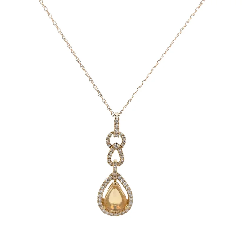 Trendy And Classic Jewelry Now At Reduced Prices Opal and Diamond Pendant in Yellow Gold Trendy And Classic Jewelry Now At Reduced Prices Opal and Diamond Pendant in Yellow Gold