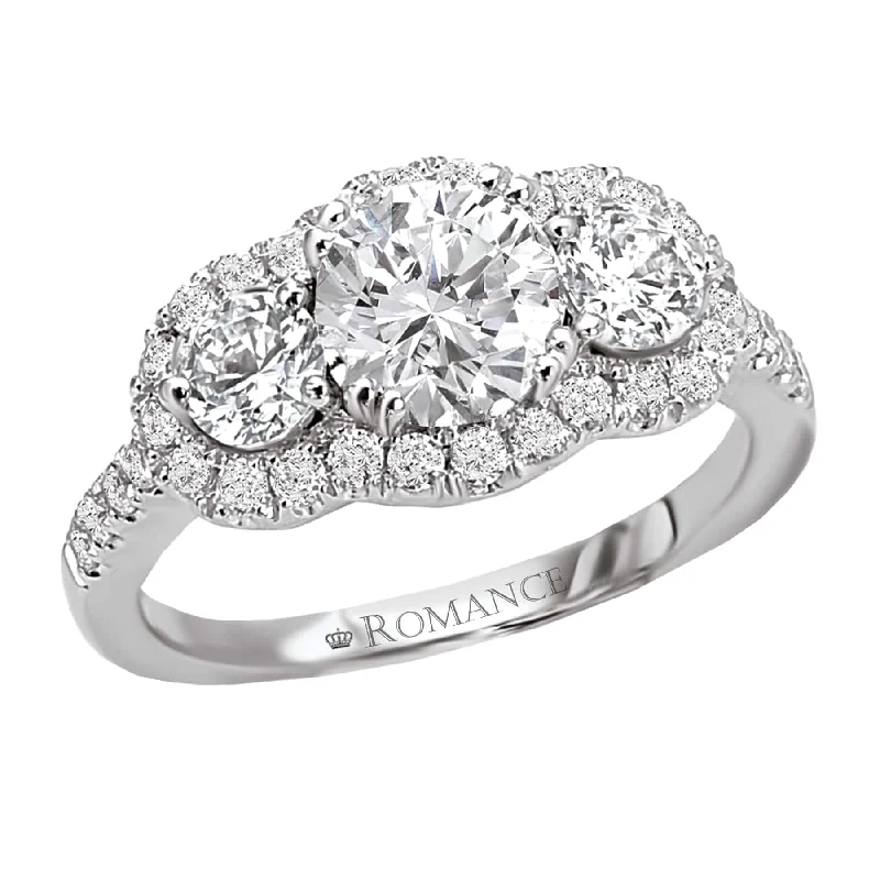 Jewelry Clearance Event – Stock Up Before It's Over Romance Three Stone Halo Engagement Ring Jewelry Clearance Event – Stock Up Before It's Over Romance Three Stone Halo Engagement Ring