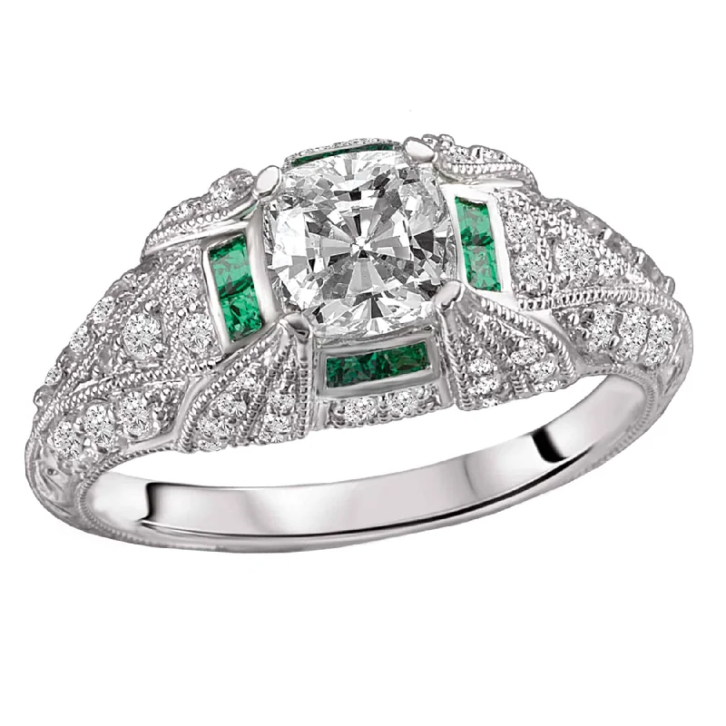 Shop Dazzling Jewelry At The Best Prices Romance Tsavorite and Diamond Engagement Ring Shop Dazzling Jewelry At The Best Prices Romance Tsavorite and Diamond Engagement Ring