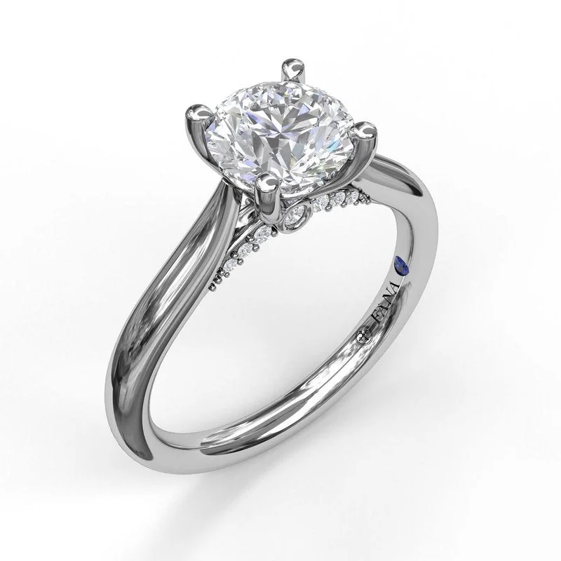 Affordable Glamour – Premium Jewelry For Less Round Cut Solitaire With Decorated Bridge Affordable Glamour – Premium Jewelry For Less Round Cut Solitaire With Decorated Bridge