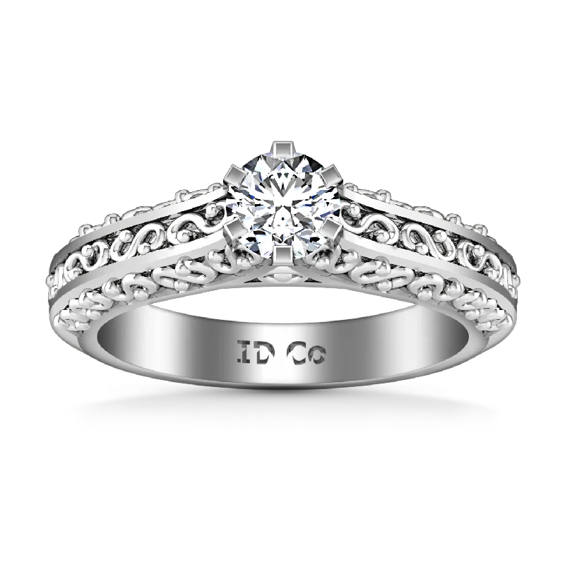 Timeless Jewelry, Timeless Savings – Don't Wait Solitaire Engagement Ring Whitney 14K White Gold Timeless Jewelry, Timeless Savings – Don't Wait Solitaire Engagement Ring Whitney 14K White Gold