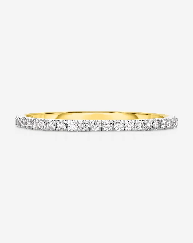 Modern Jewelry At Exclusive Discounts – Shop Today 1.3 mm Perfect Pavé Diamond Ring