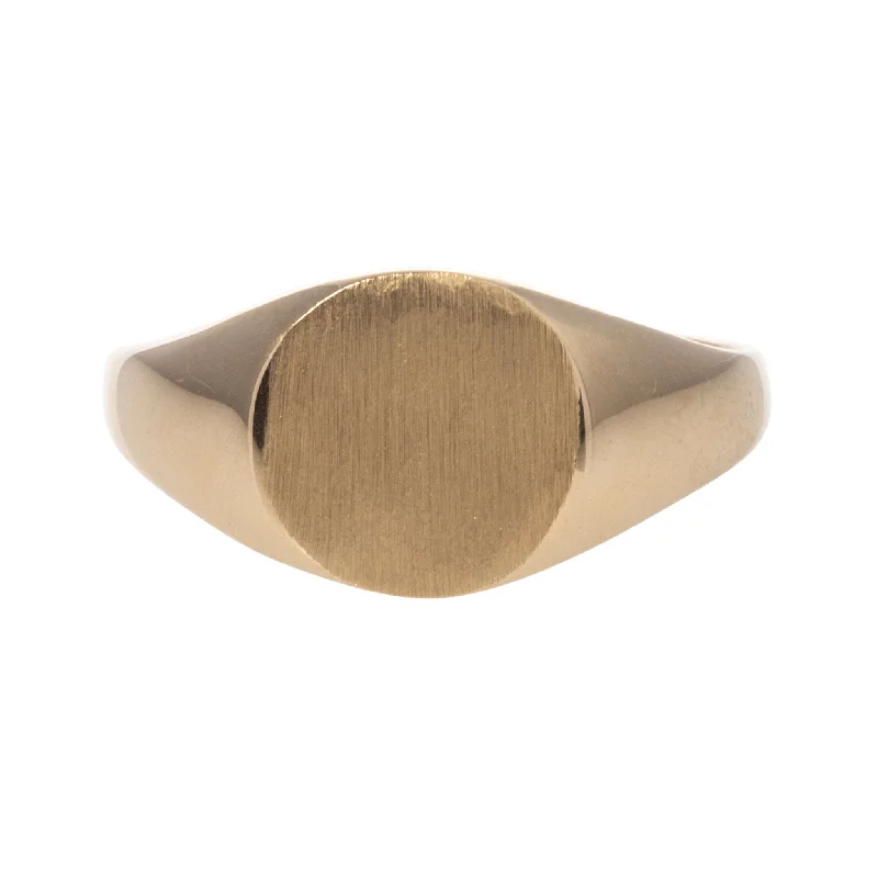 Jewelry Sale Alert – Shop Timeless Elegance Today 14K Yellow Gold 8.5x9.5mm Signet Ring