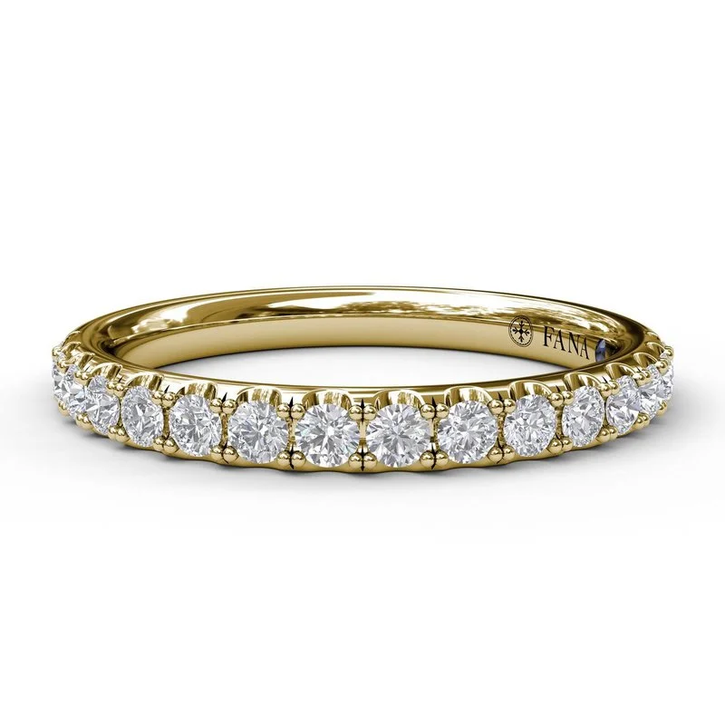 14kt Yellow Gold Diamond Band