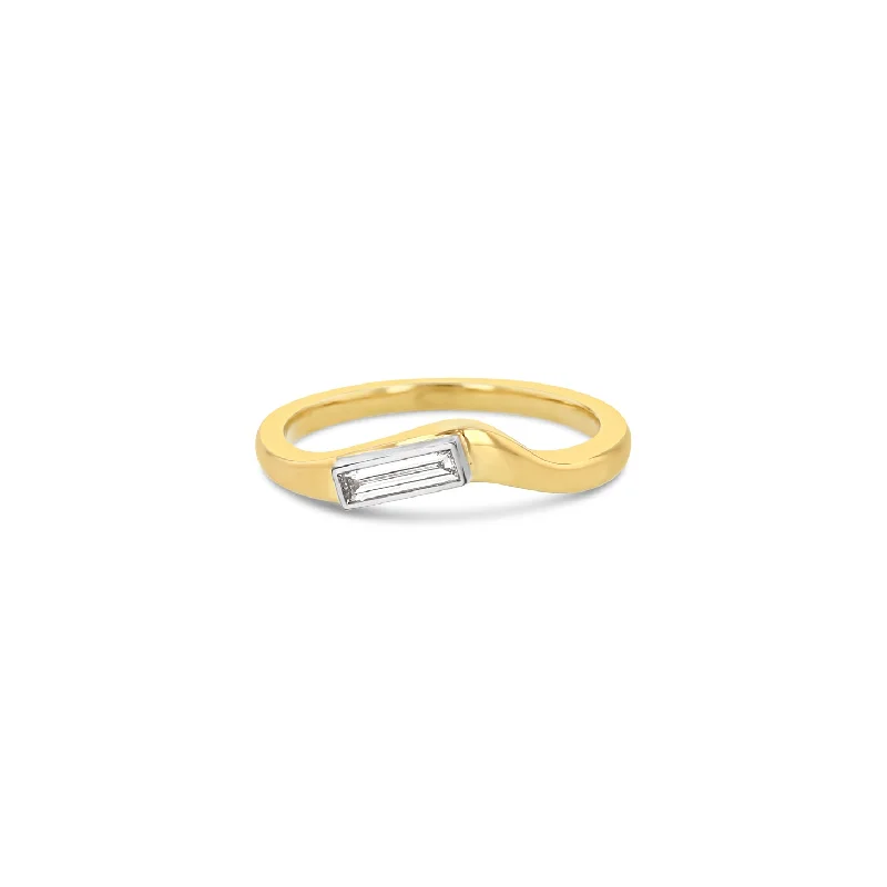 Shine Bright With Our Special Jewelry Promotions Baguette Diamond Wave Band