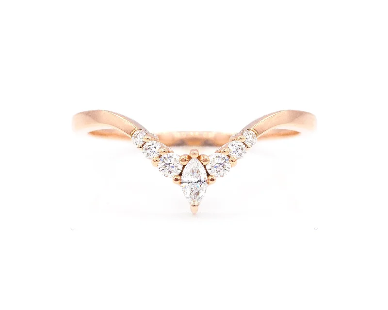 Shop Stylish Jewelry Now And Save Big Curved Marquise Band