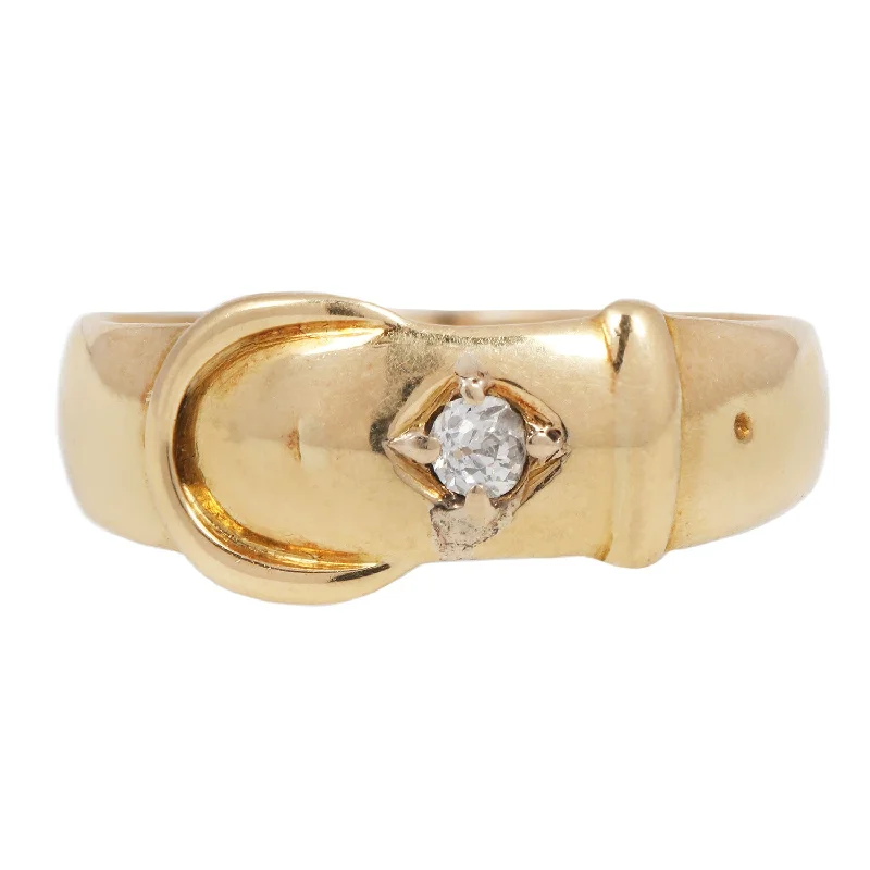 Last Chance To Grab Your Favorite Jewelry At A Discount Derby Diamond Buckle Ring