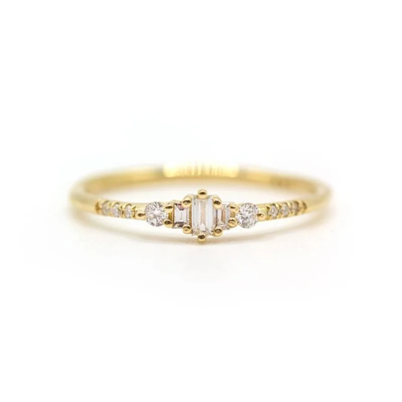 Limited-Time Jewelry Sale – Don't Miss These Deals Diamond Baguette Hazel Ring