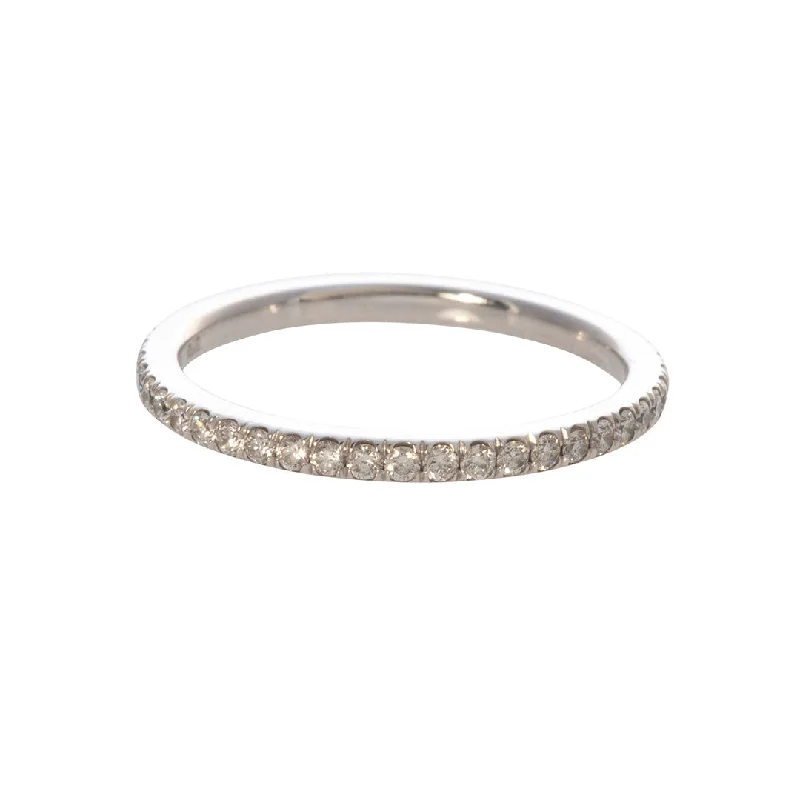Dazzle With Discounts – Shop Jewelry On Sale .45ctw Diamond Micro Pavé 14K White Gold Eternity Band
