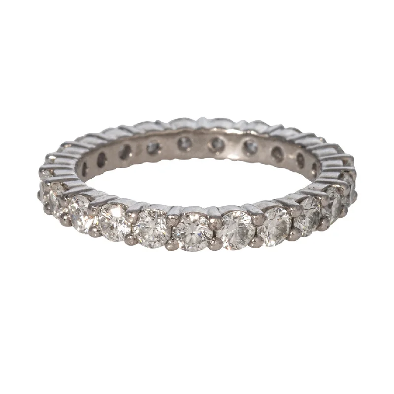 Limited-Time Jewelry Sale – Don't Miss Out On Dazzling Discounts Estate 1.89ct Diamond Platinum Eternity Band