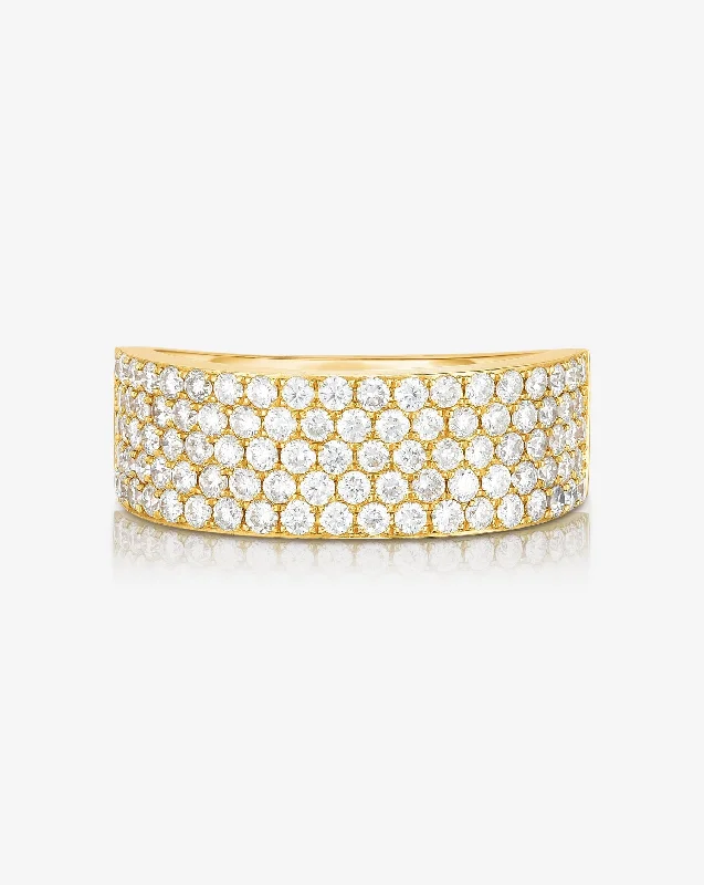 Fashion-Forward Jewelry At Incredible Prices Five Row Stackable Pavé Ring