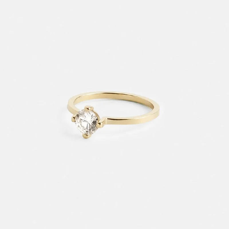 Shop Fine Jewelry With Exclusive Savings Ema Ring with 0.80ct Natural Diamond in Gold