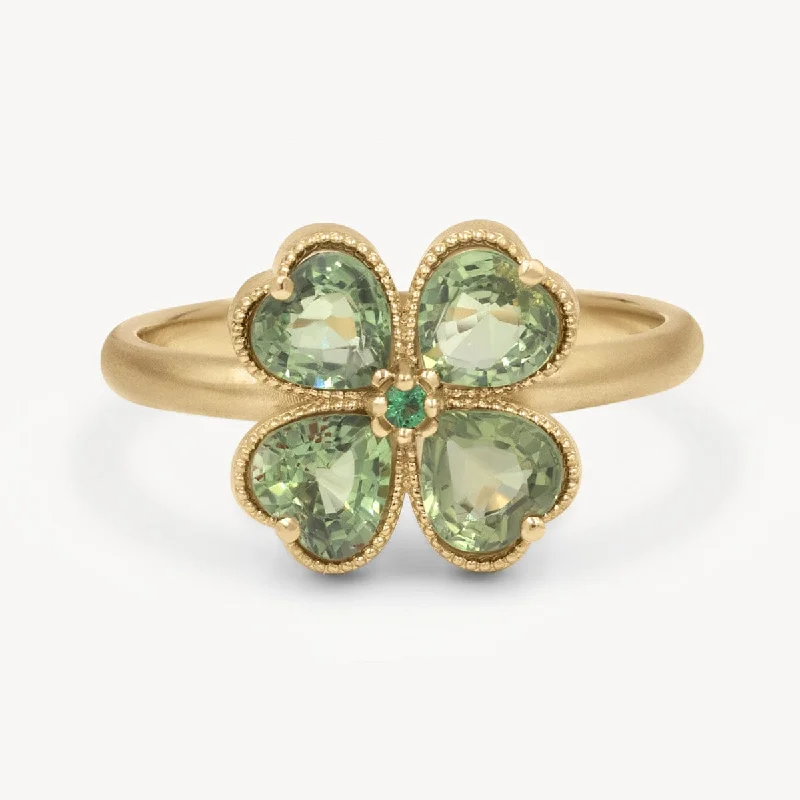 Best Jewelry Deals – Shop Premium Pieces At Great Prices Green Clover Ring