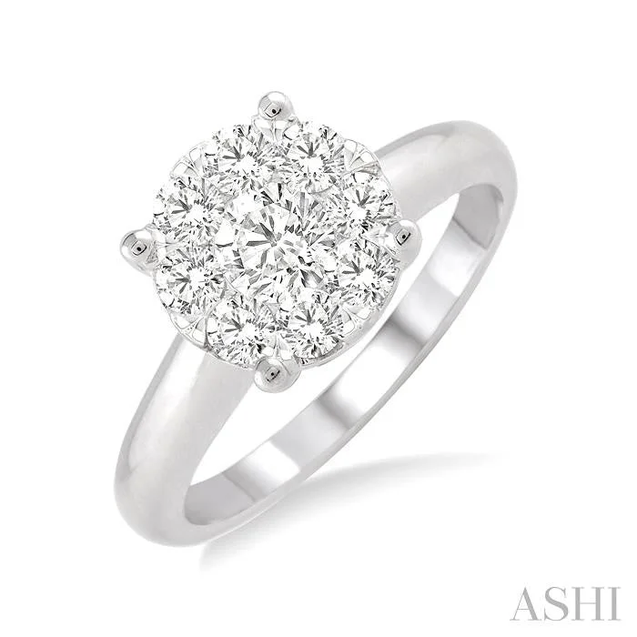 Elegant Jewelry At Unbeatable Offers – Shop Before It's Gone ROUND SHAPE LOVEBRIGHT ESSENTIAL DIAMOND RING