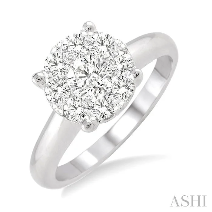 Affordable Glamour – Premium Jewelry At Special Prices ROUND SHAPE LOVEBRIGHT ESSENTIAL DIAMOND RING