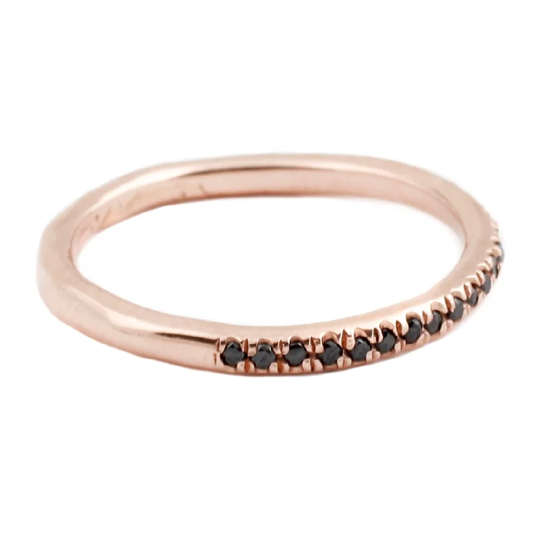Limited-Time Offer On Elegant Jewelry Pieces Black Diamond Half Eternity Band