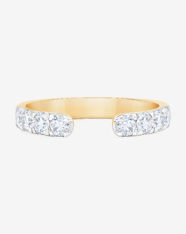 Unlock Unbeatable Jewelry Deals Before They’Re Gone Open Diamond Band