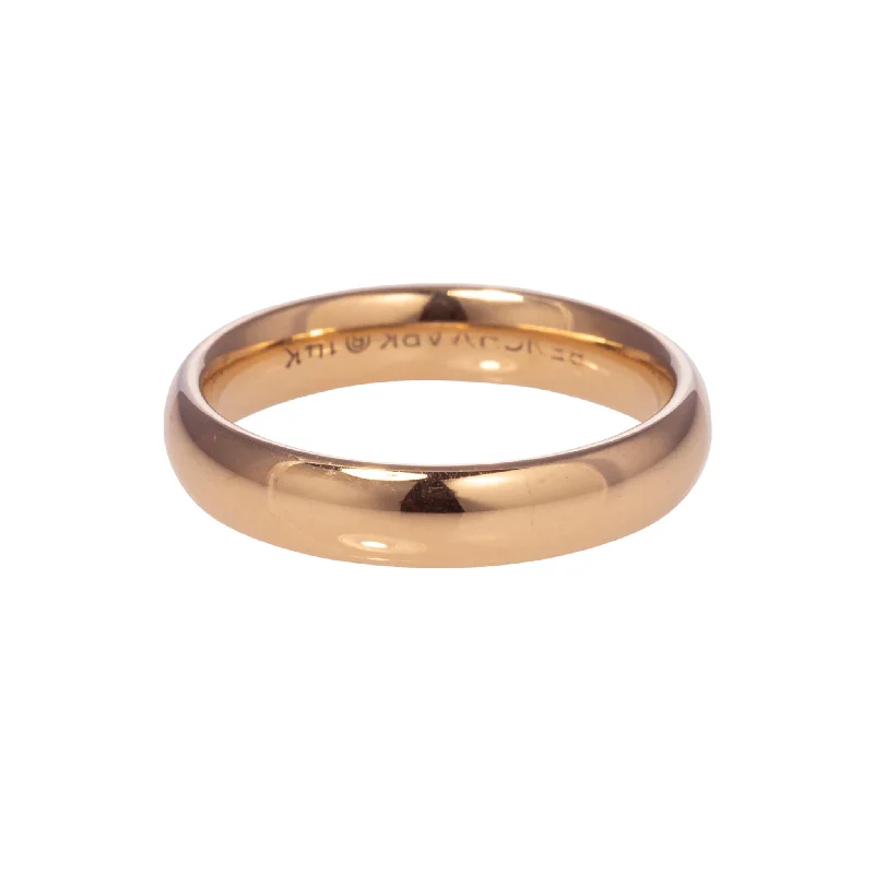 Exclusive Jewelry Discounts – Shop Now For Savings 14K Rose Gold Regular Comfort Fit Wedding Band 4mm
