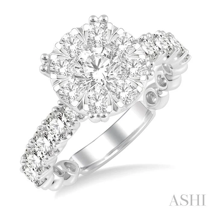 Exclusive Gemstone Jewelry Markdowns – Shop Now ROUND SHAPE LOVEBRIGHT DIAMOND ENGAGEMENT RING