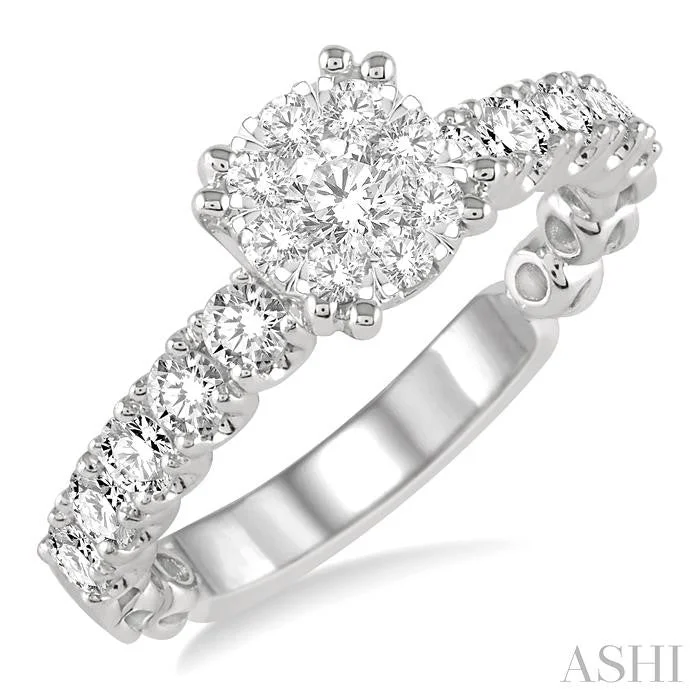 Sparkle For Less – Shop Jewelry Deals Now ROUND SHAPE LOVEBRIGHT DIAMOND ENGAGEMENT RING