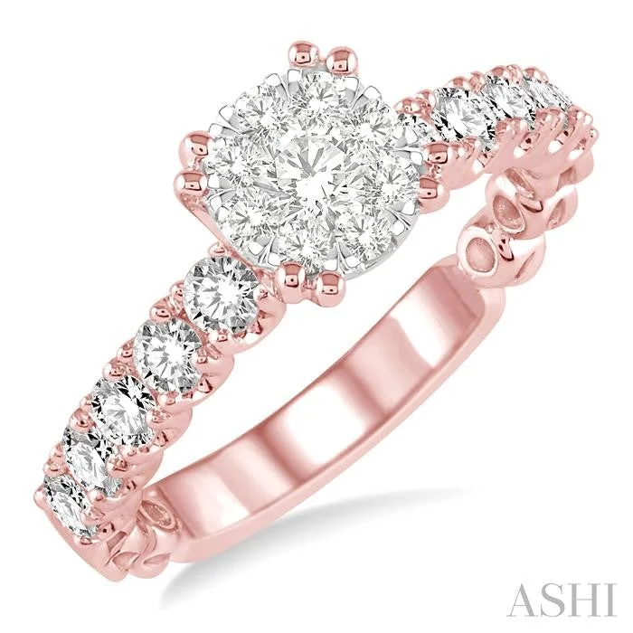 Fashion-Forward Jewelry At Incredible Prices ROUND SHAPE LOVEBRIGHT DIAMOND ENGAGEMENT RING