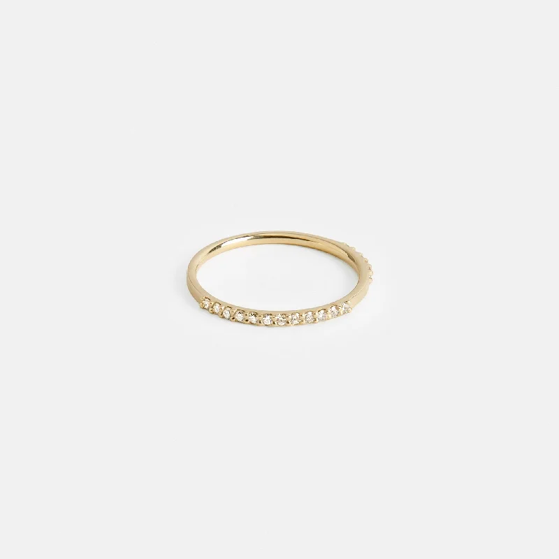 Shop Jewelry That Shines Without The High Price Row Ring in Gold