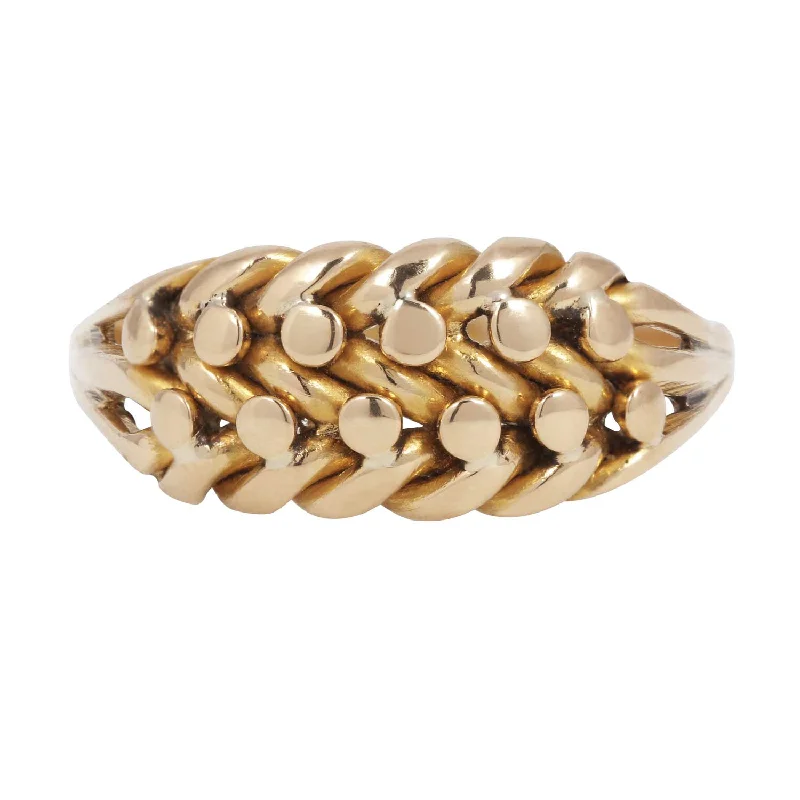 Affordable Glamour – Must-Have Jewelry At Special Rates Royal Gold Keeper Ring