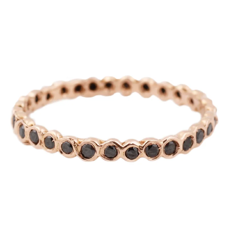 Timeless Jewelry At Special Discount Rates Circle Black Diamond Eternity