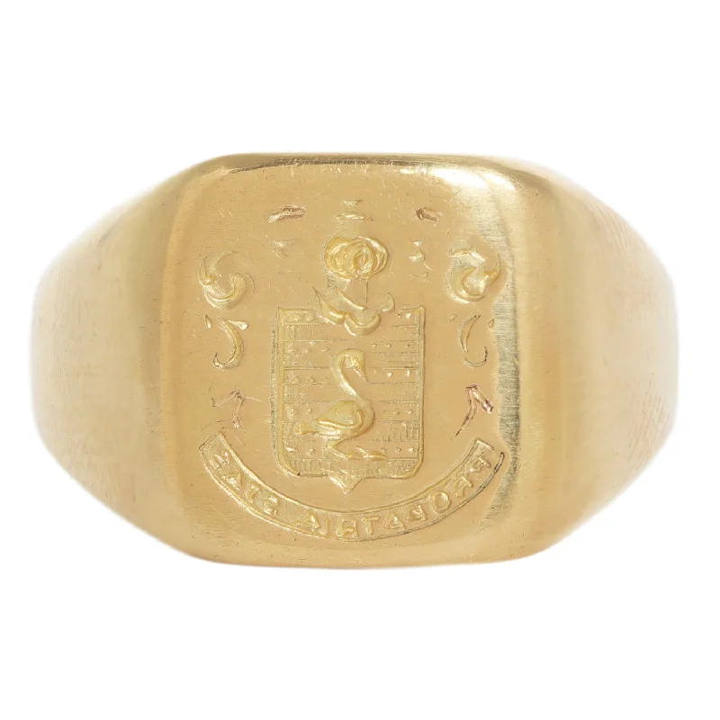 Exclusive Jewelry Sale Event – Shop Now Swan Crest Signet Ring