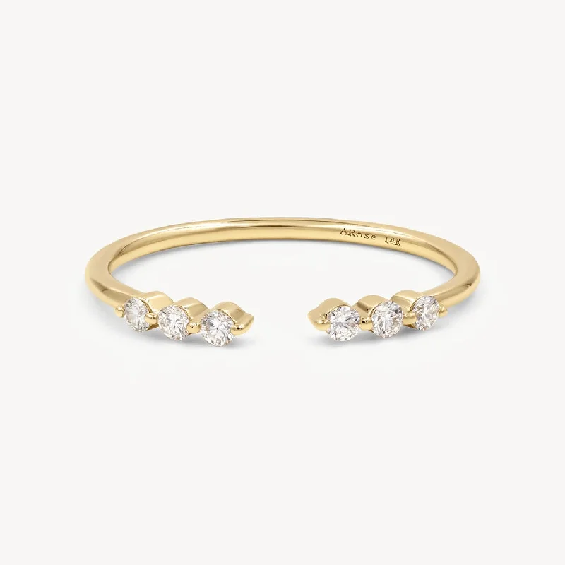 Shop Elegant Jewelry At Unbeatable Prices Twinkling Diamond Cuff Ring