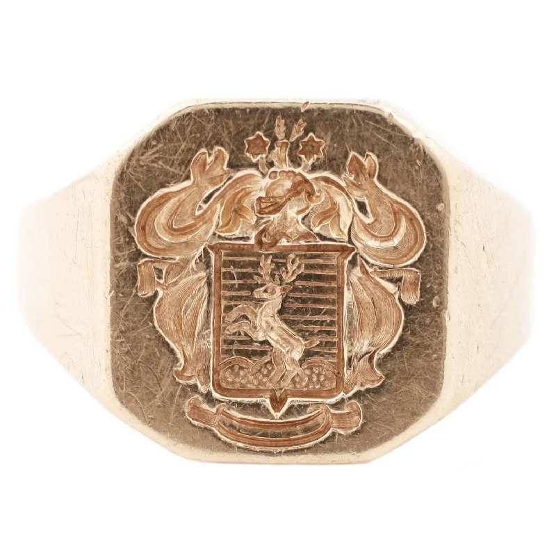 Stunning Jewelry Pieces At The Lowest Prices Ever Men's Stag Gold Signet
