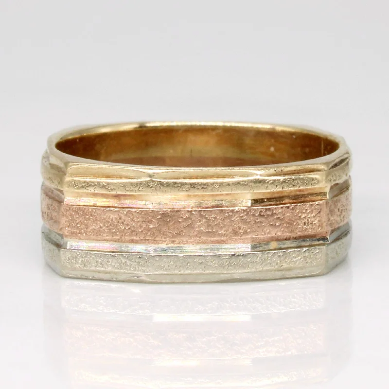 Grab Your Dream Jewelry At The Lowest Prices 10k Tri Tone Gold Ring | SZ 6.75 |