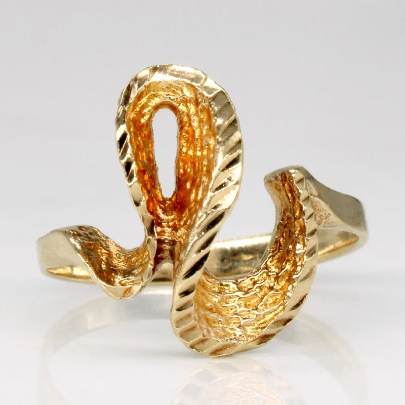Elevate Your Jewelry Collection With Limited-Time Savings 10k Yellow Gold Wave Ring | SZ 5.75 | Elevate Your Jewelry Collection With Limited-Time Savings 10k Yellow Gold Wave Ring | SZ 5.75 |
