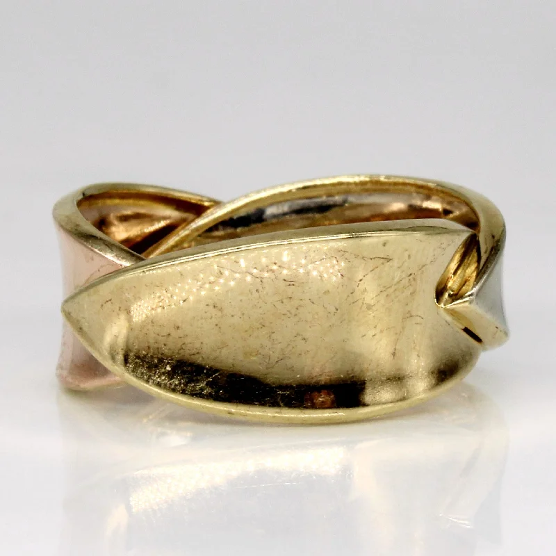 Fashion-Forward Jewelry At Exclusive Discounts 14k Tri Tone Gold Ring | SZ 5.75 |