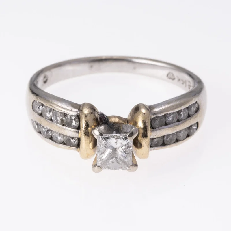 Your Perfect Accessory Now At The Best Price 14K White and Yellow Gold Princess Cut Diamond Ring | 0.76 ctw | SZ 7 | Your Perfect Accessory Now At The Best Price 14K White and Yellow Gold Princess Cut Diamond Ring | 0.76 ctw | SZ 7 |