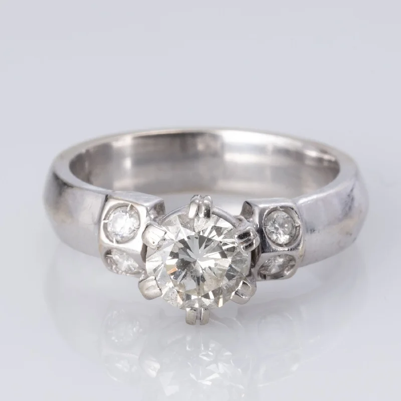 Big Savings On Your Favorite Jewelry Pieces 14K White Gold Diamond Ring | 0.77 ctw | SZ 4.5 |