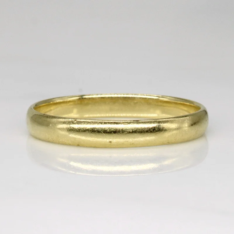Exclusive Gemstone Jewelry Markdowns – Shop Now 14k Yellow Gold Band | SZ 8.75 |