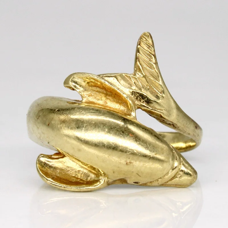 Seasonal Jewelry Sale – Upgrade Your Collection 14k Yellow Gold Dolphin Ring | SZ 7 | Seasonal Jewelry Sale – Upgrade Your Collection 14k Yellow Gold Dolphin Ring | SZ 7 |